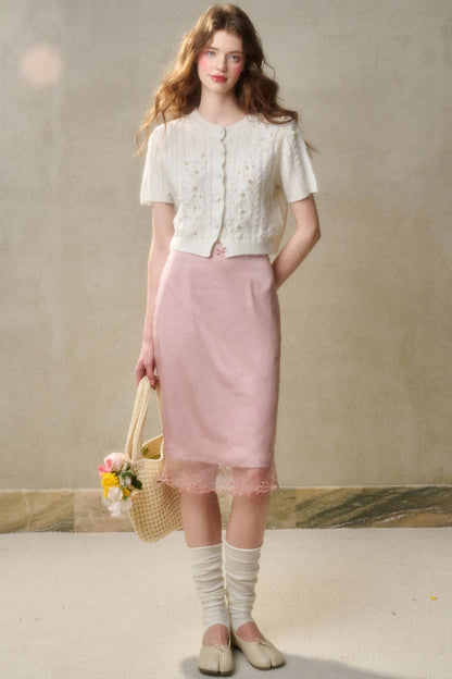 Soft Mohair Long Sleeve Cardigan