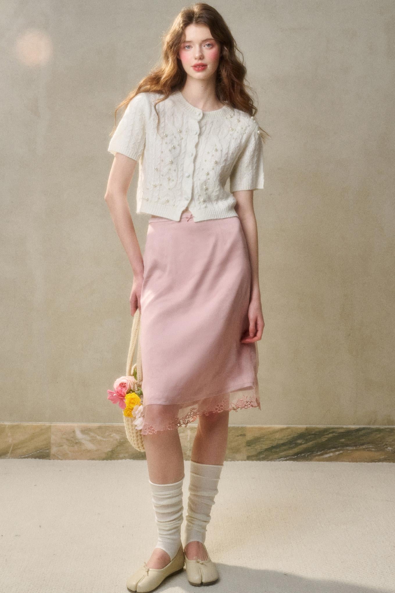 Soft Mohair Long Sleeve Cardigan