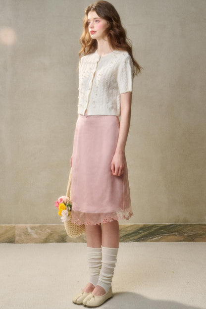 Soft Mohair Long Sleeve Cardigan