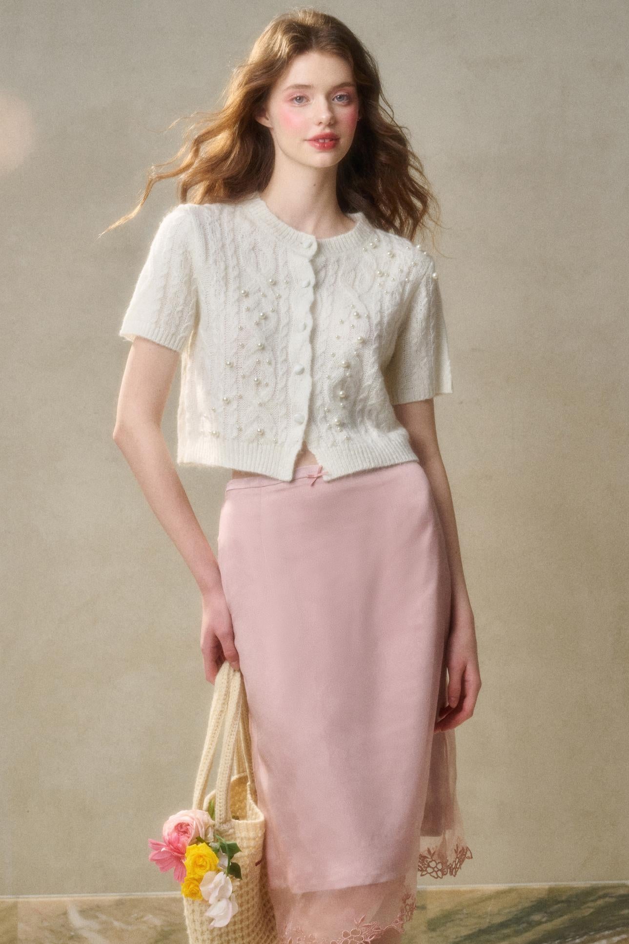 Soft Mohair Long Sleeve Cardigan