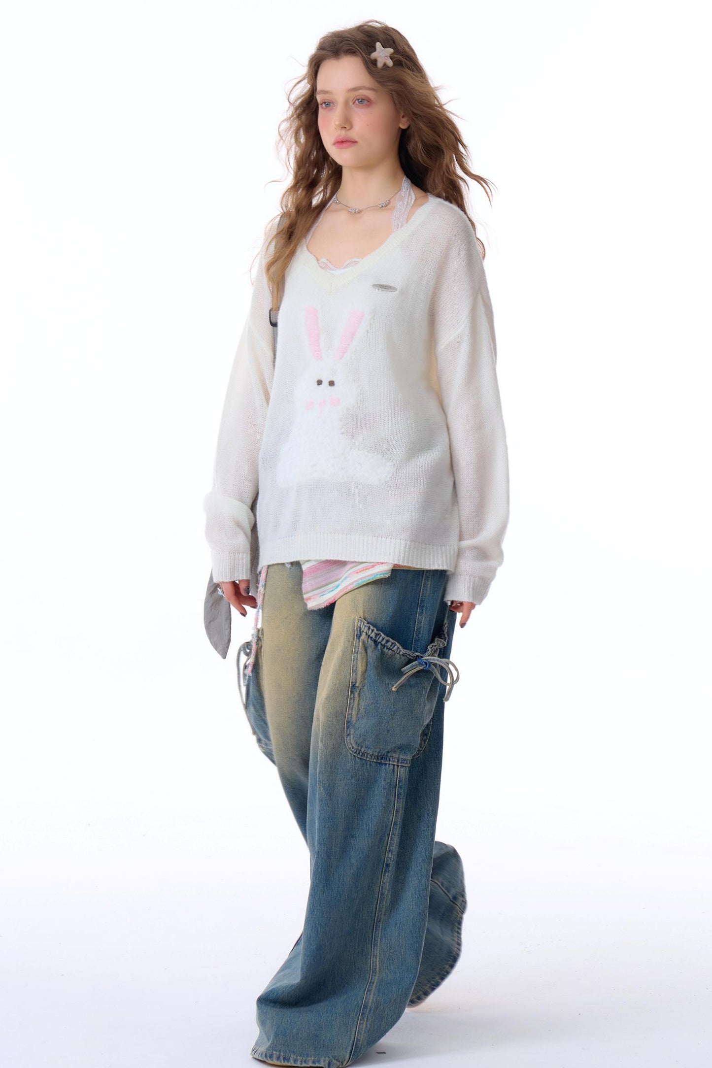 Semi-Sheer Sleeve Top