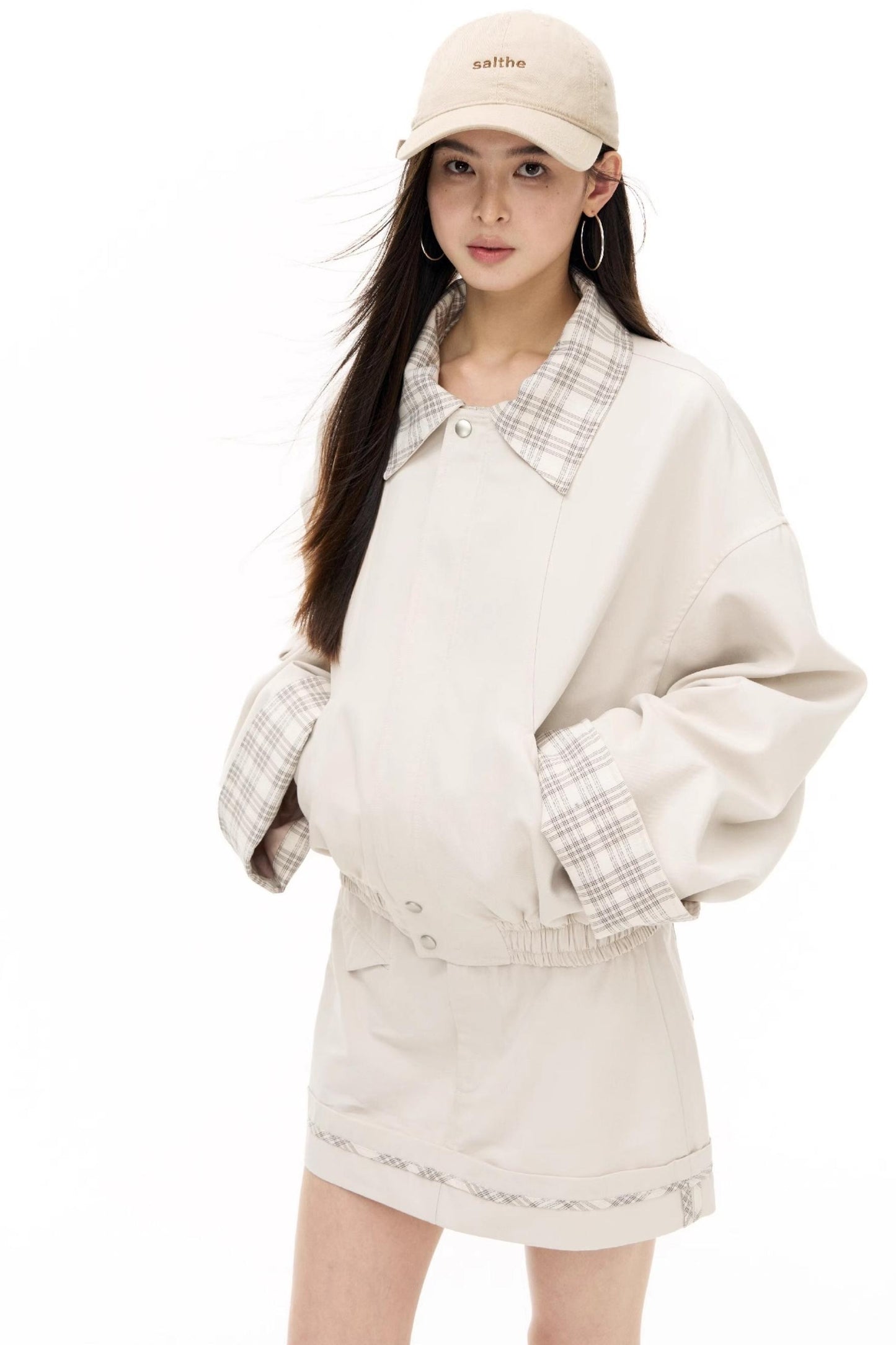 Salt Check Trench Coat Set-Up