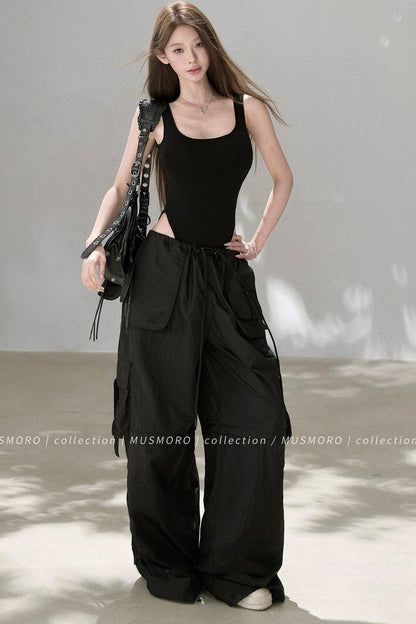 Cargo-Hose mit weitem Bein