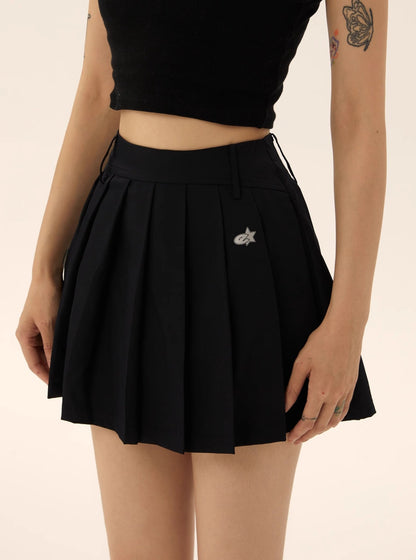 American high waist short skirt