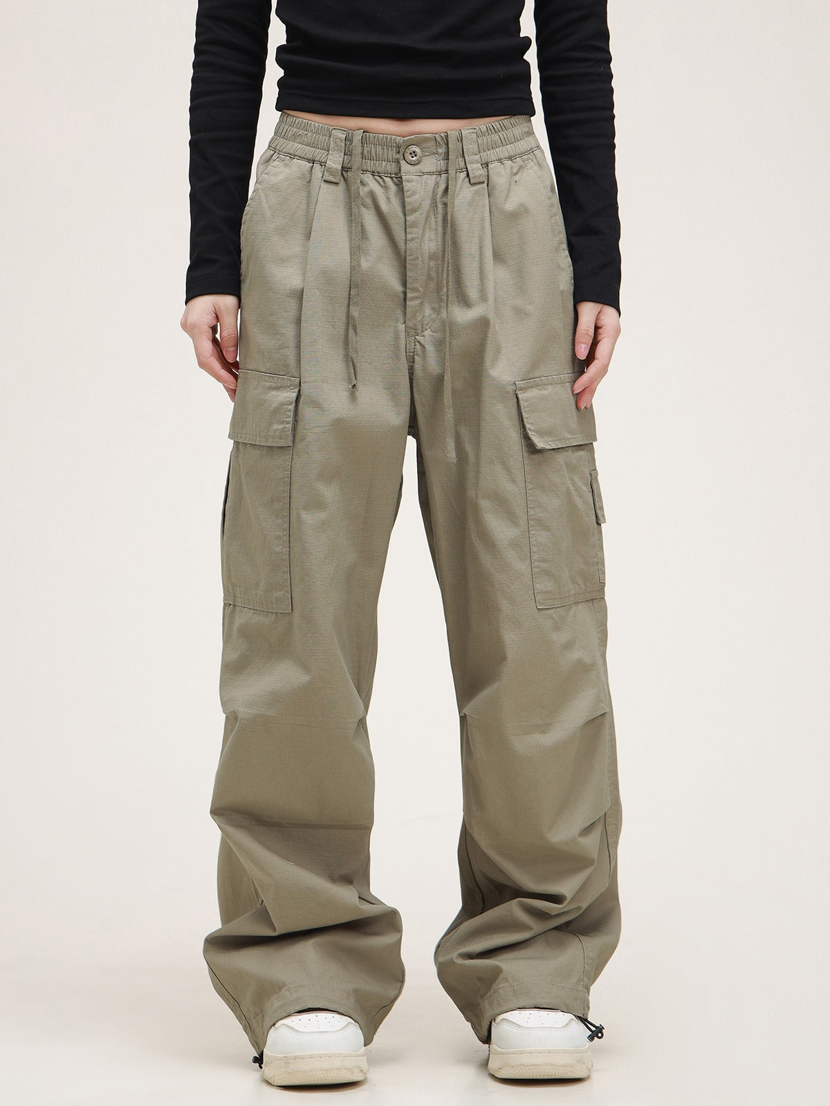 Maillard Straight-leg Loose Casual Pants