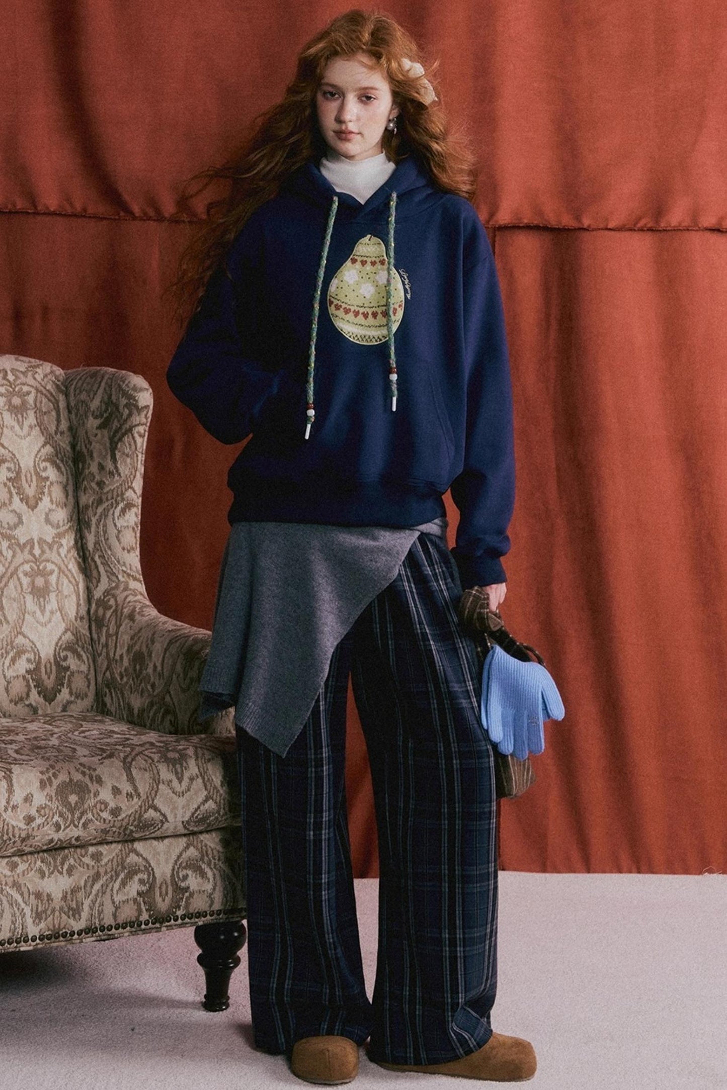 Knit Fake Collar Scarf