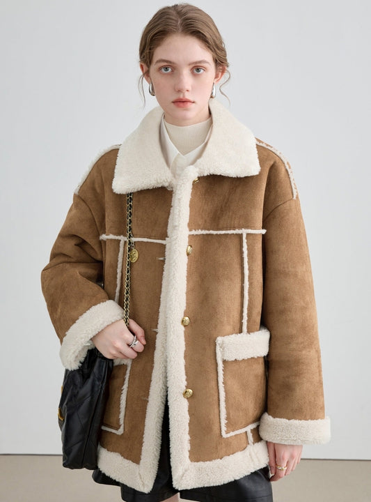 Fur Integrated Fleece Jacket