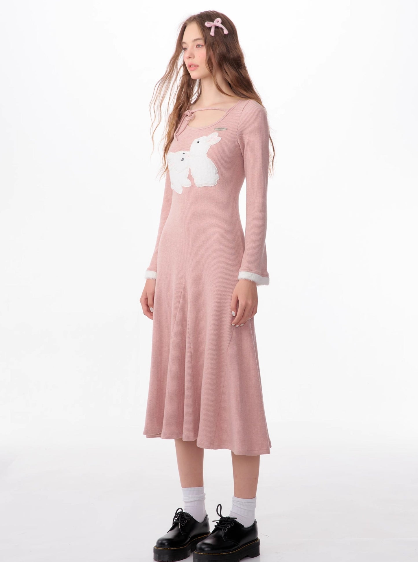 american vintage bunny thin dress