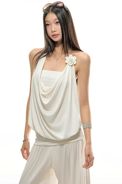 Camellia Swing Top Pants Set-Up