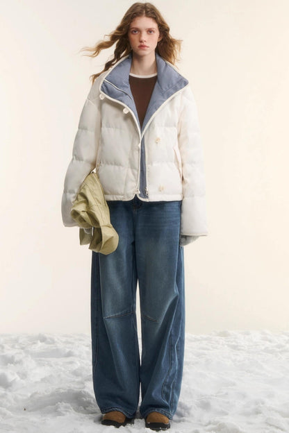 Blue Fleece-Lined Scimitar Pants