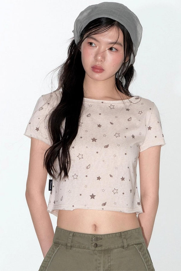 Original Star Print Short Sleeve T-Shirt