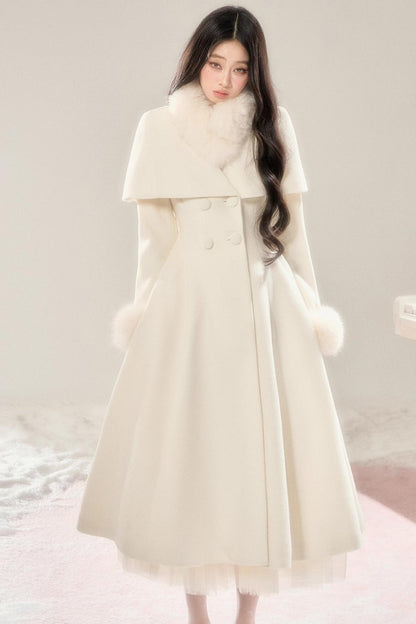 Handwritten Moonlight Wool Coat