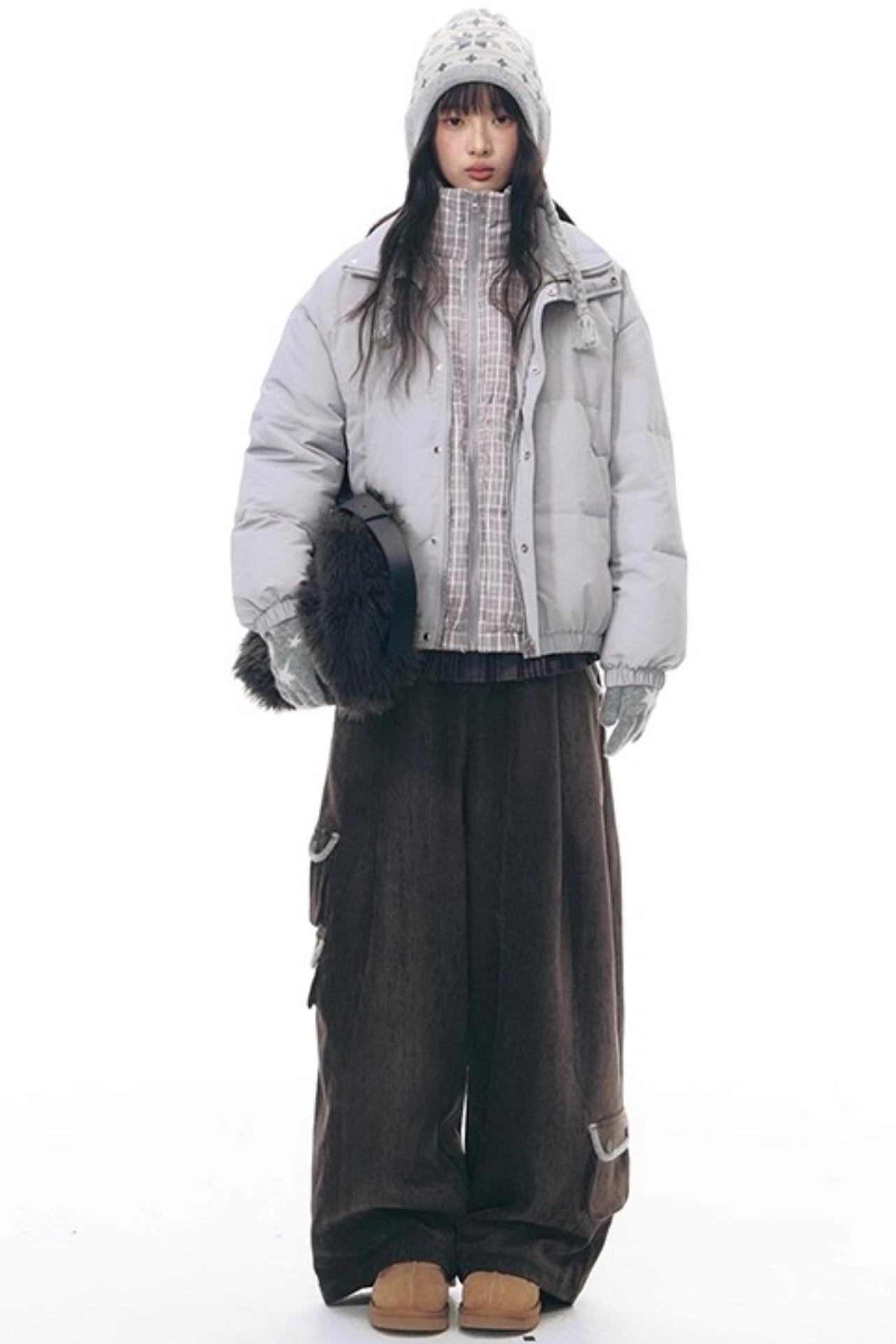 Chenille Multi-Pocket Pants