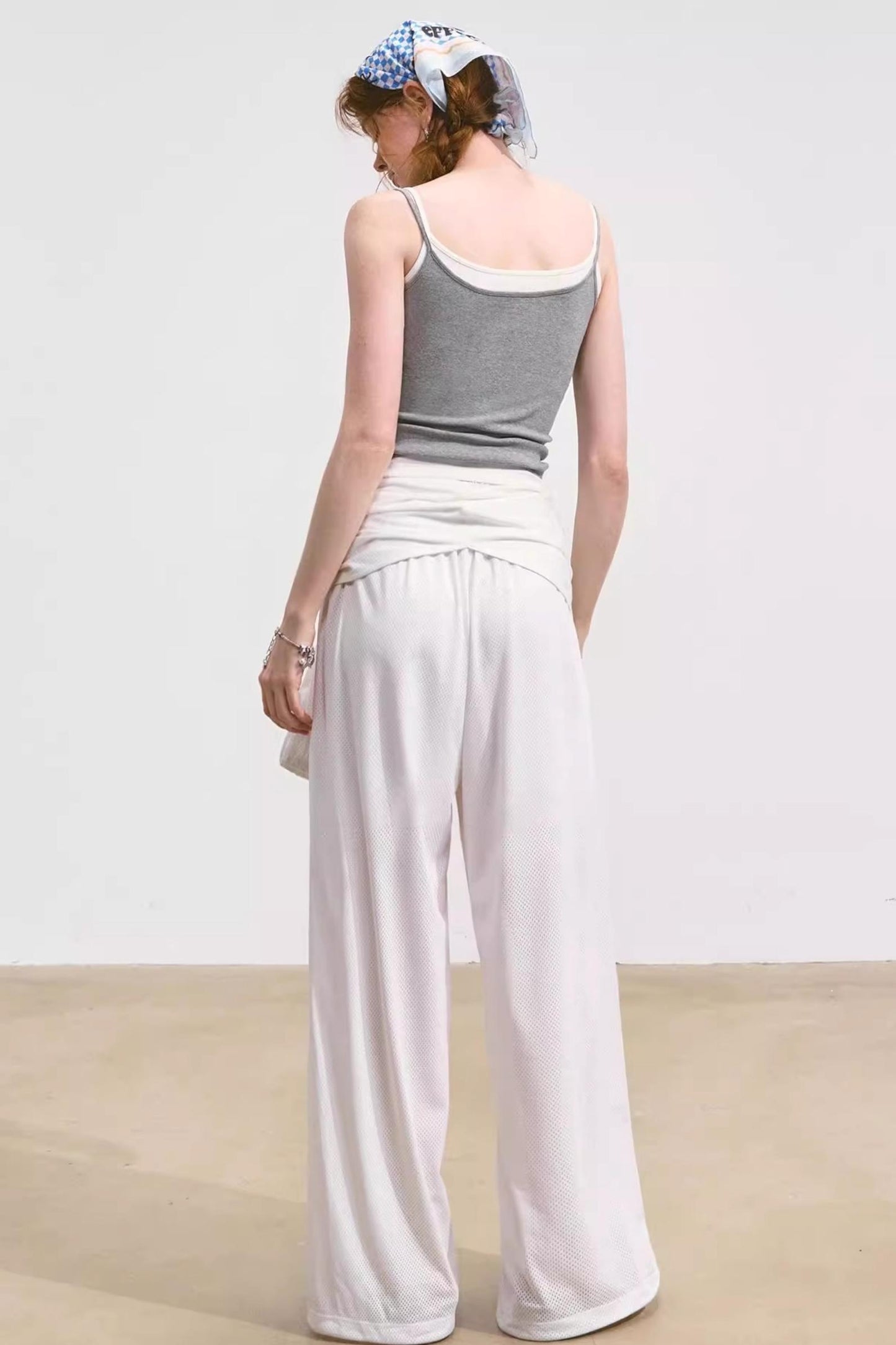 Airy Linen Wide-Leg Pants