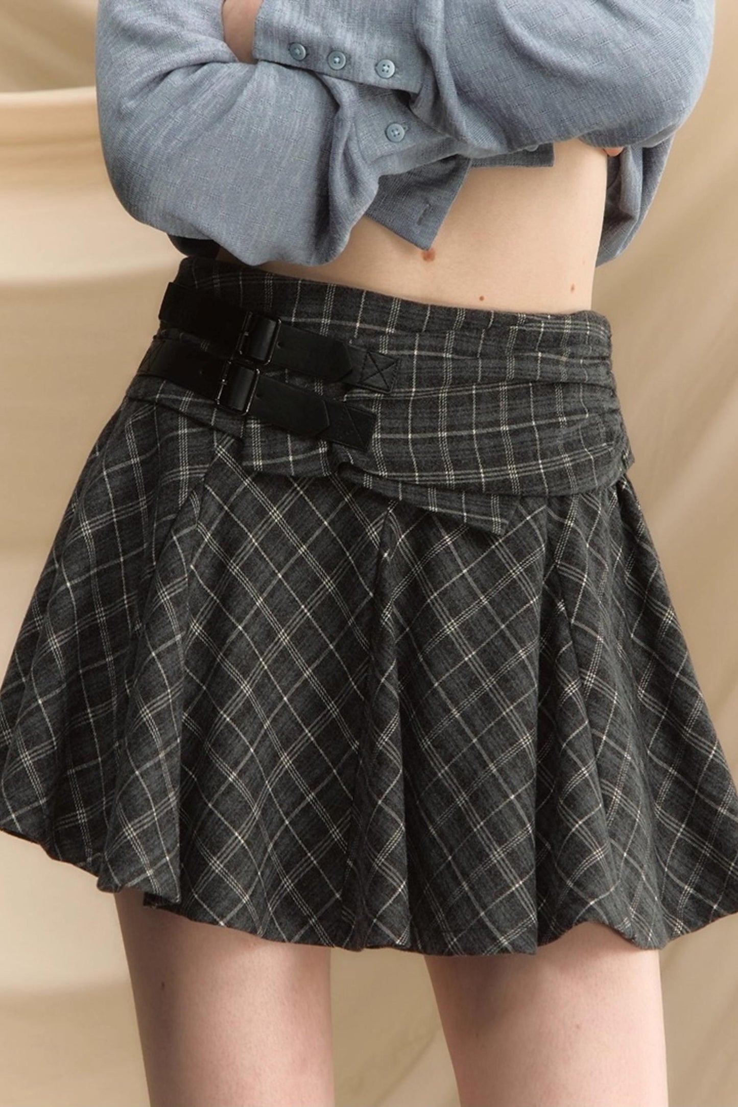 High Waist Mini Skirt