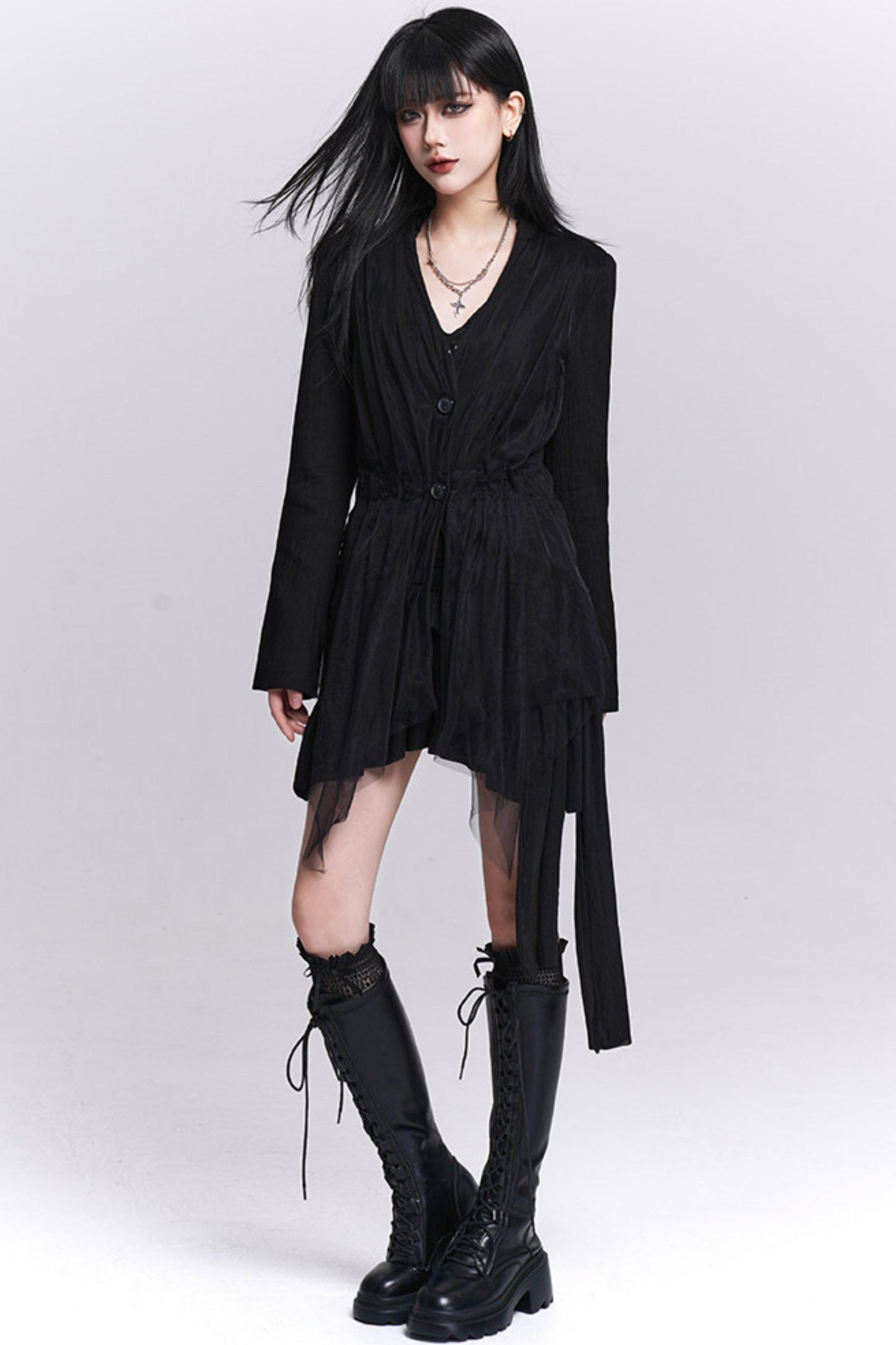 Einzigartiger Schnitt Stil Blazer