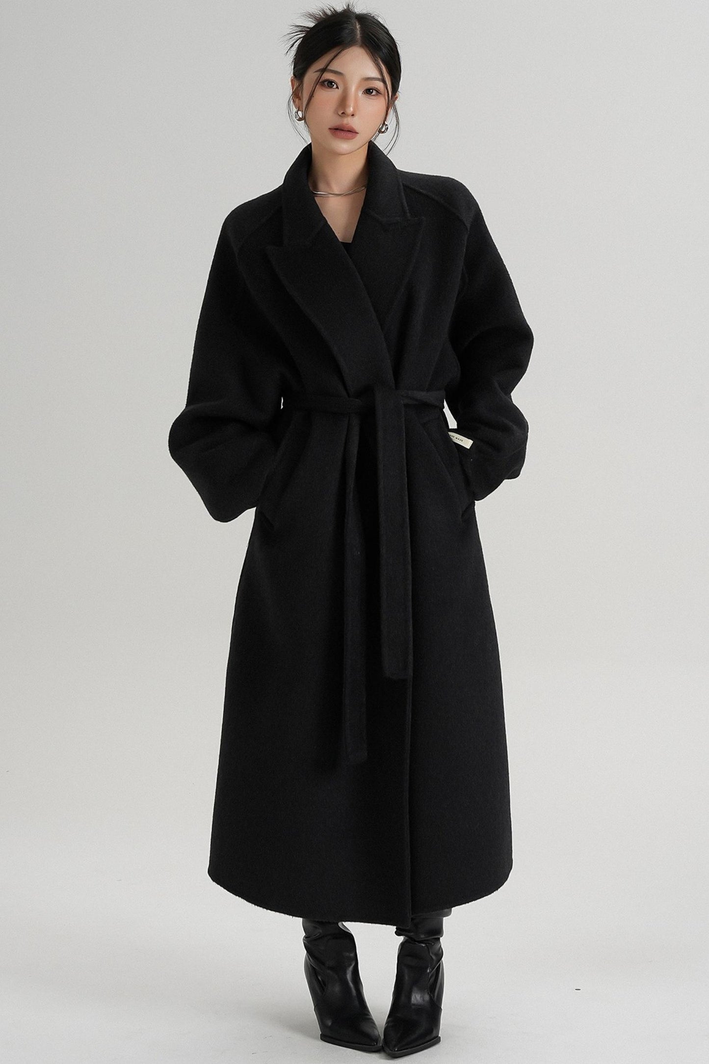 Minimalist Wool Long Jacket