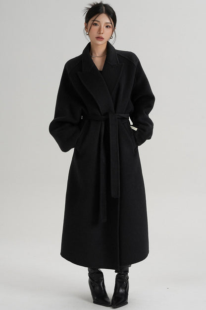 Minimalist Wool Long Jacket