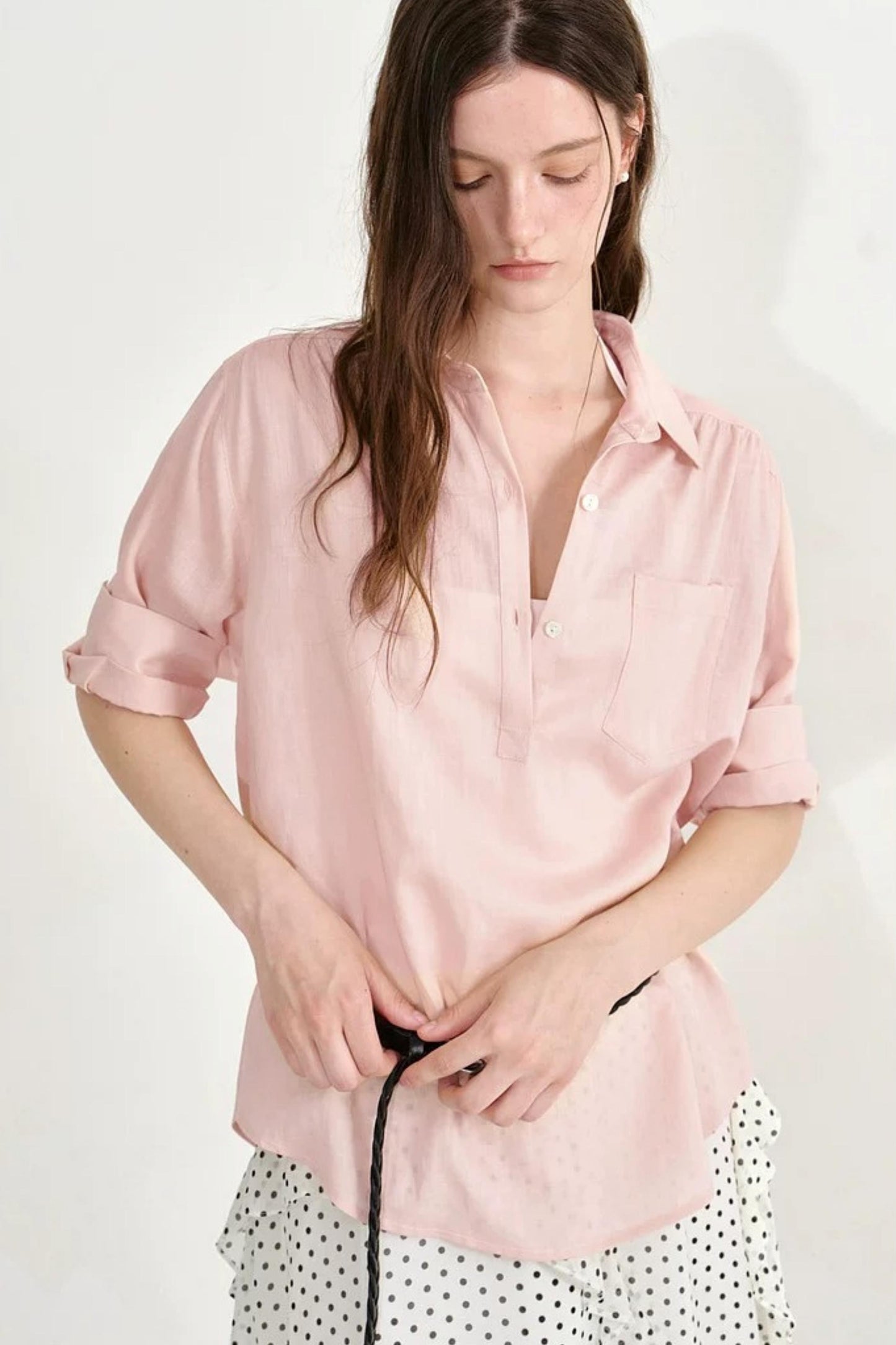 Korean Lapel Blouse