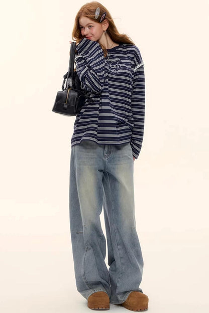 Light Blue Vintage Denim Pants