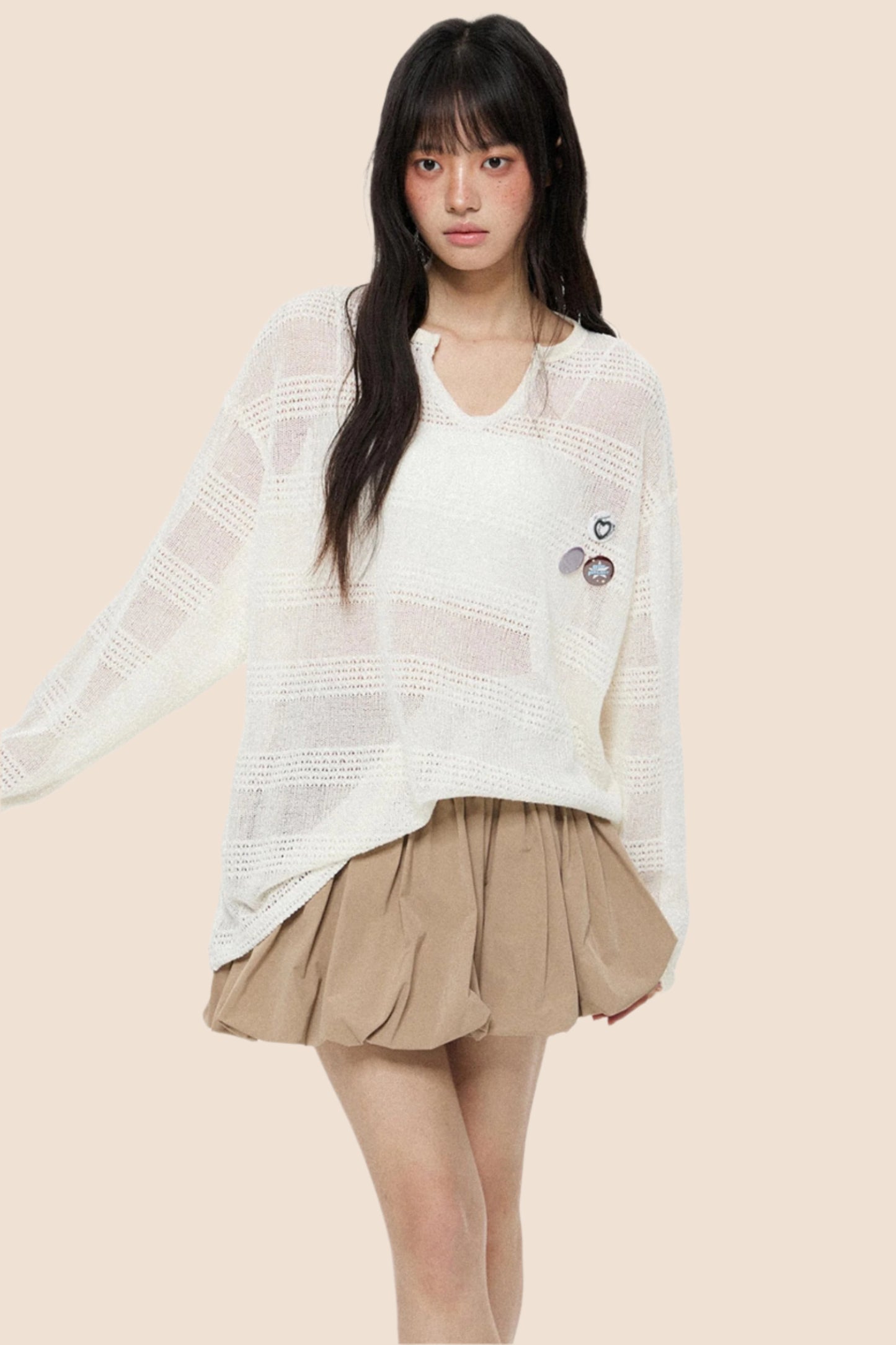 Breezy V-Neck Blouse