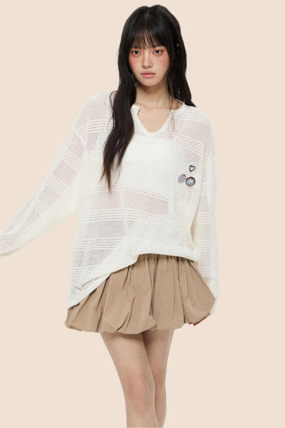 Breezy V-Neck Blouse