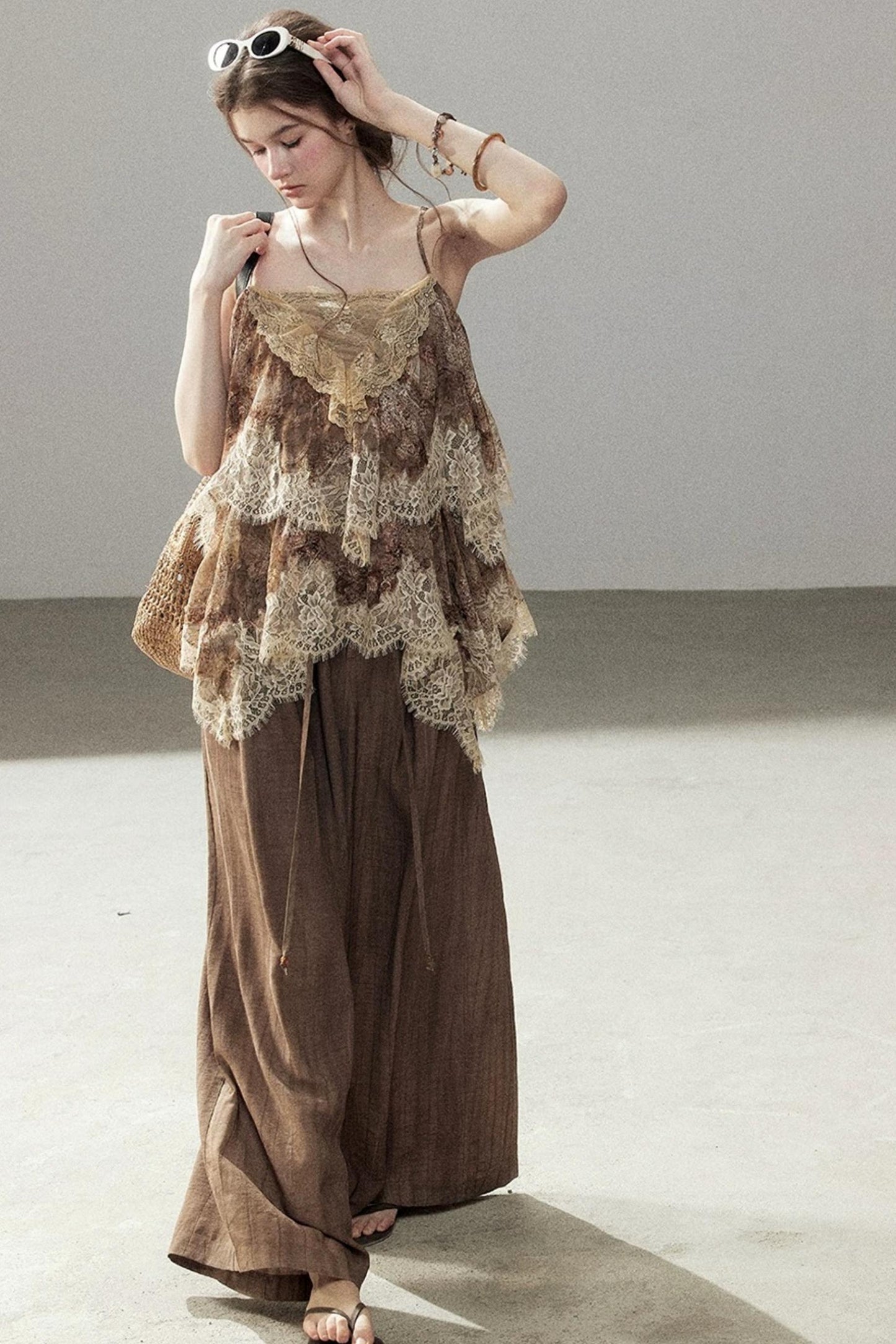 Evening Breeze Lace Top Set-Up