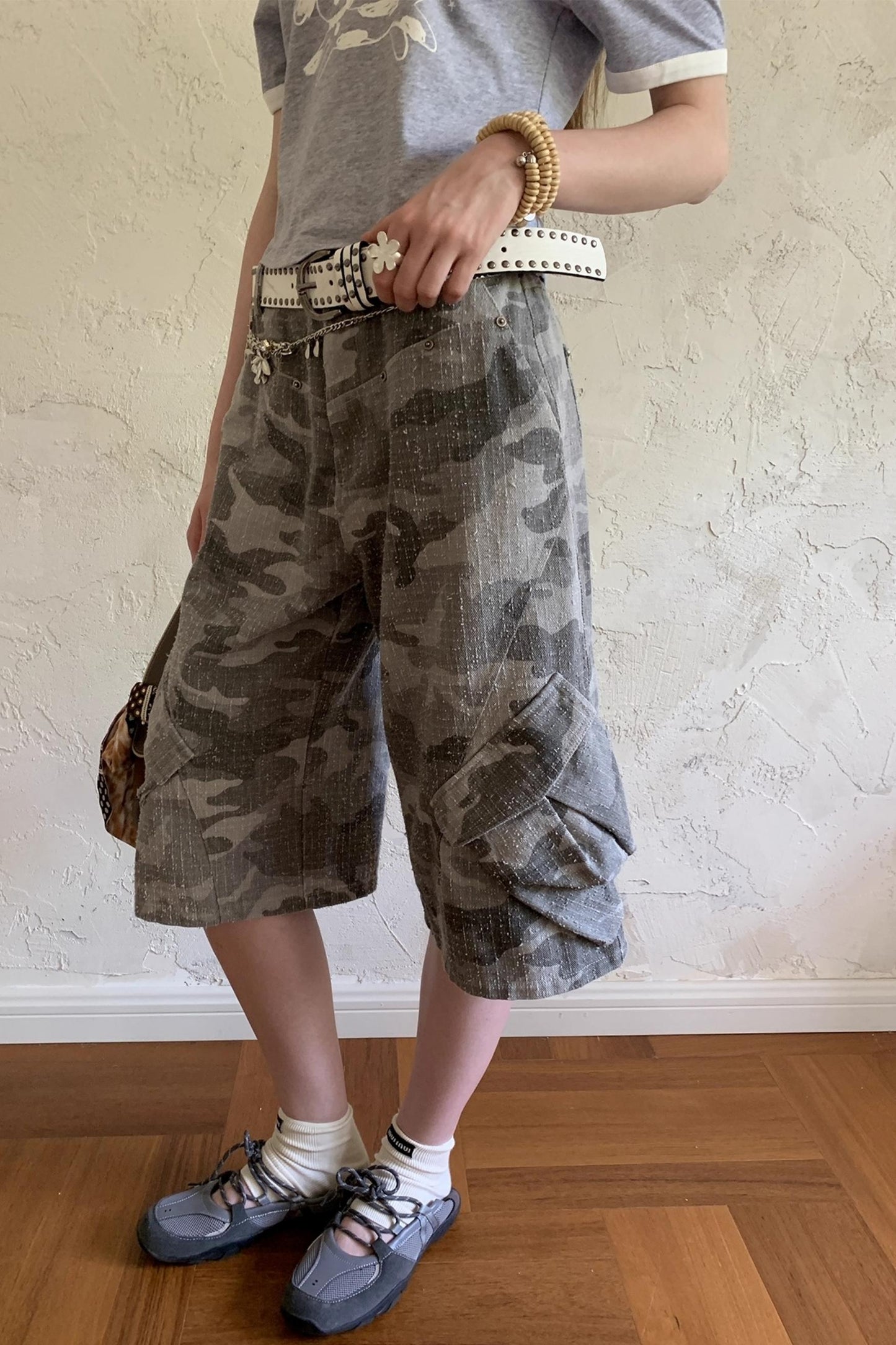 Retro Summer Cropped Pants