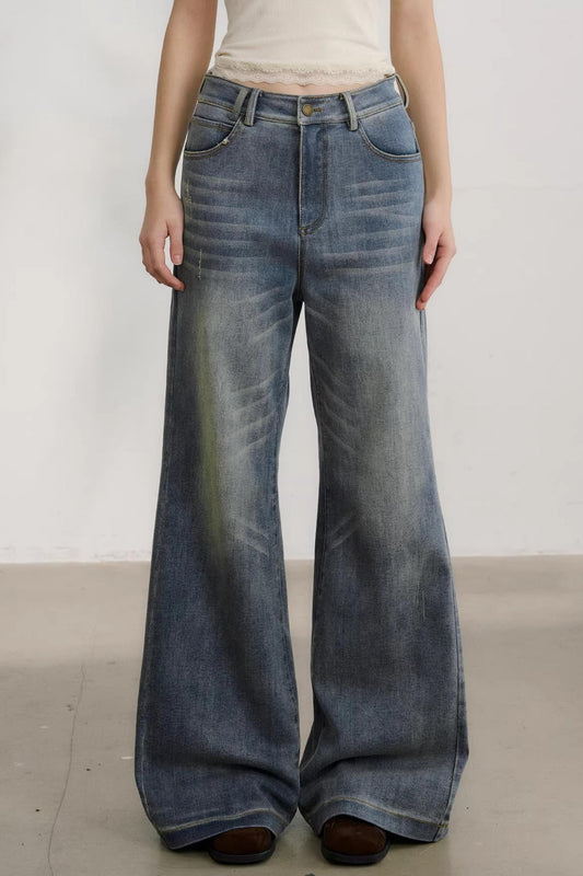 Little Cat Paw Denim Pants
