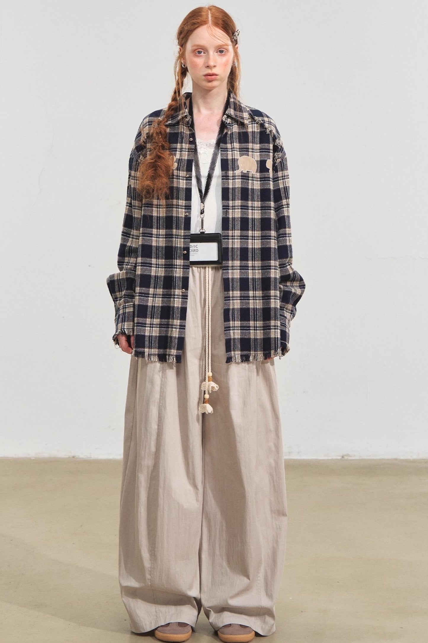 Fun Fringe Plaid Shirt