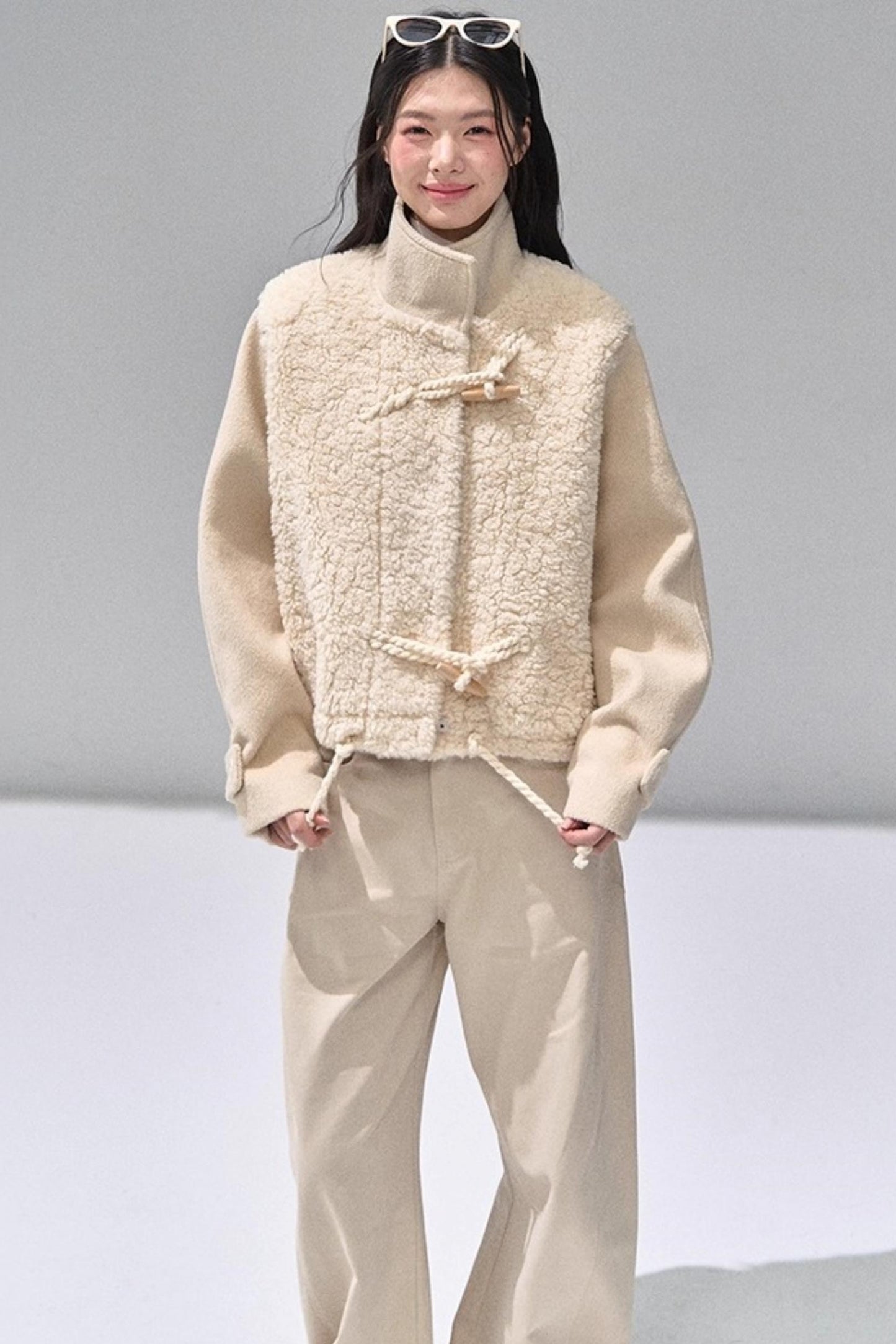 Toggle Button Woolen Coat