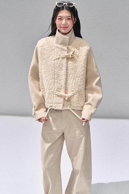 Toggle Button Woolen Coat