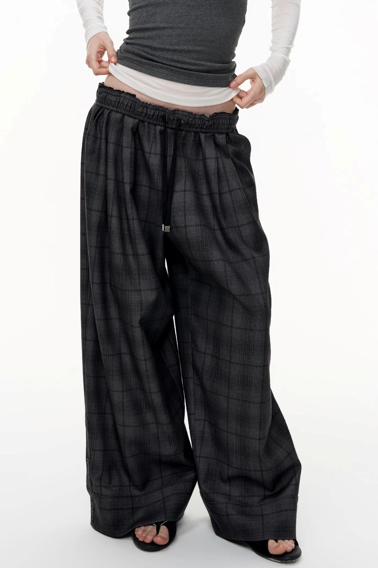 Vintage Wide-Leg Slacks
