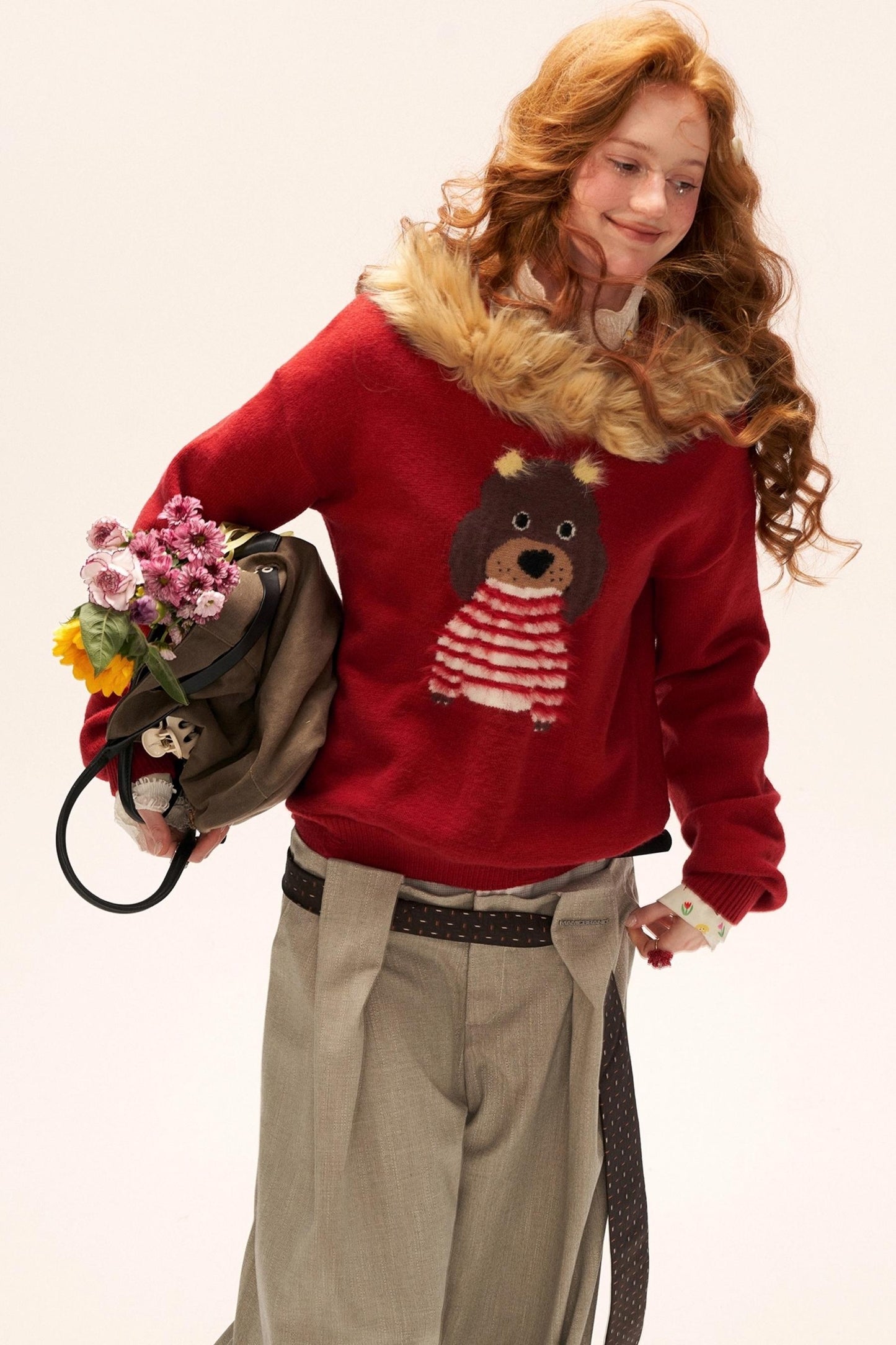 Cute Dog Hooded Sweater