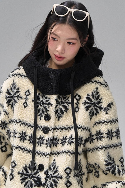 Thickened Hooded Fleece Jacket