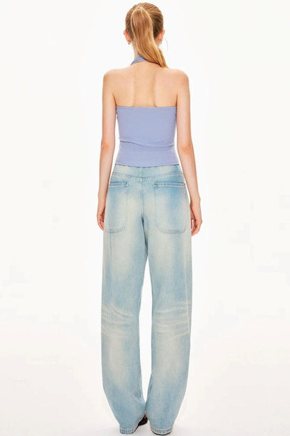 Solid Halter Neck Top