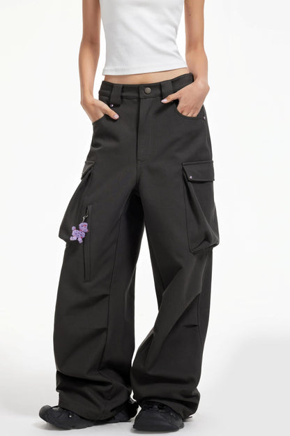 Cargo Wide-Leg Pants