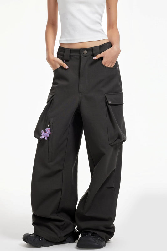 Cargo Wide-Leg Pants