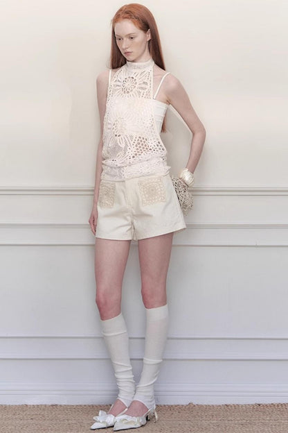 Hollow Knit Tank Top