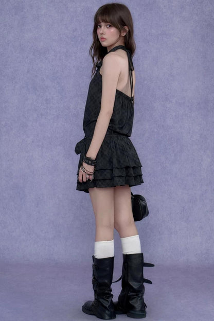 Vintage Halter Neck Dress
