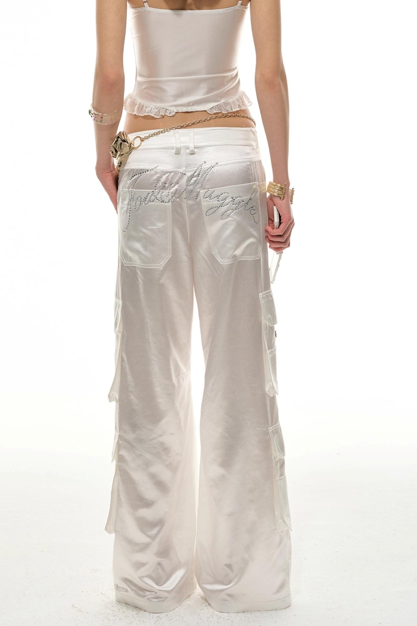 Platinum Wide-Leg Pants