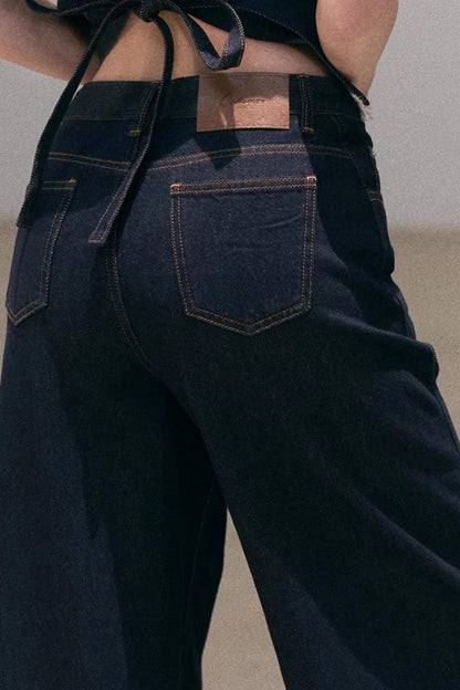 Sun-Kissed Floral Denim Pants Set-Up