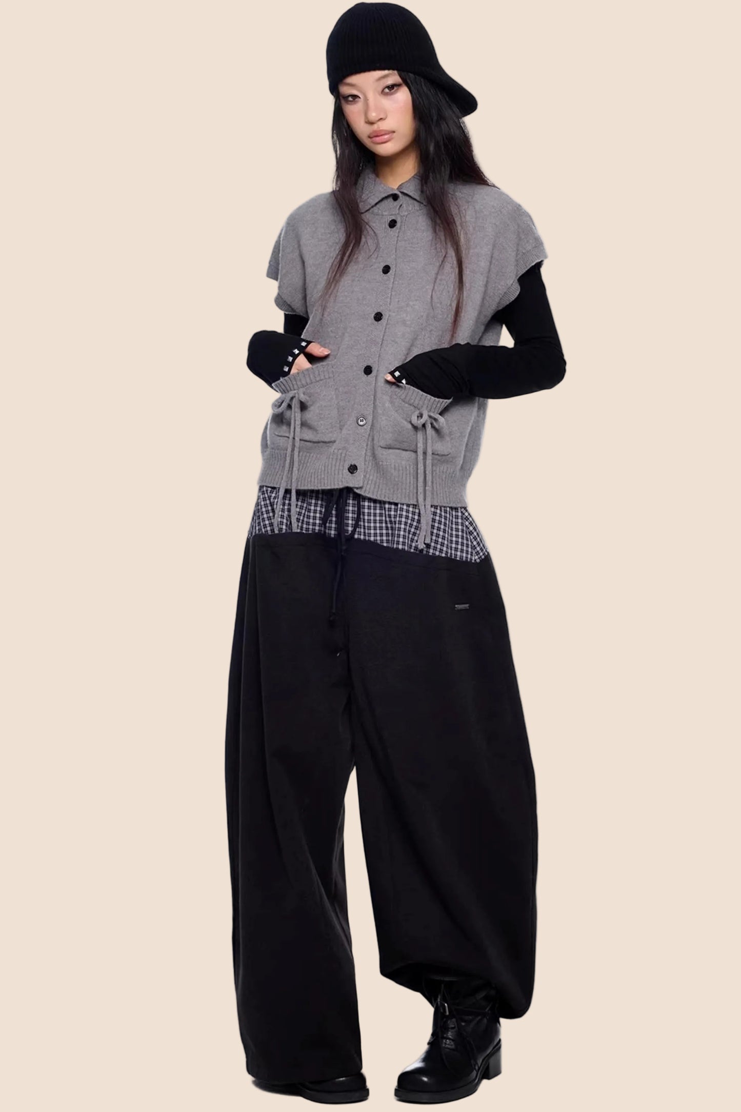 Hochintelligente Wollstrickjacke