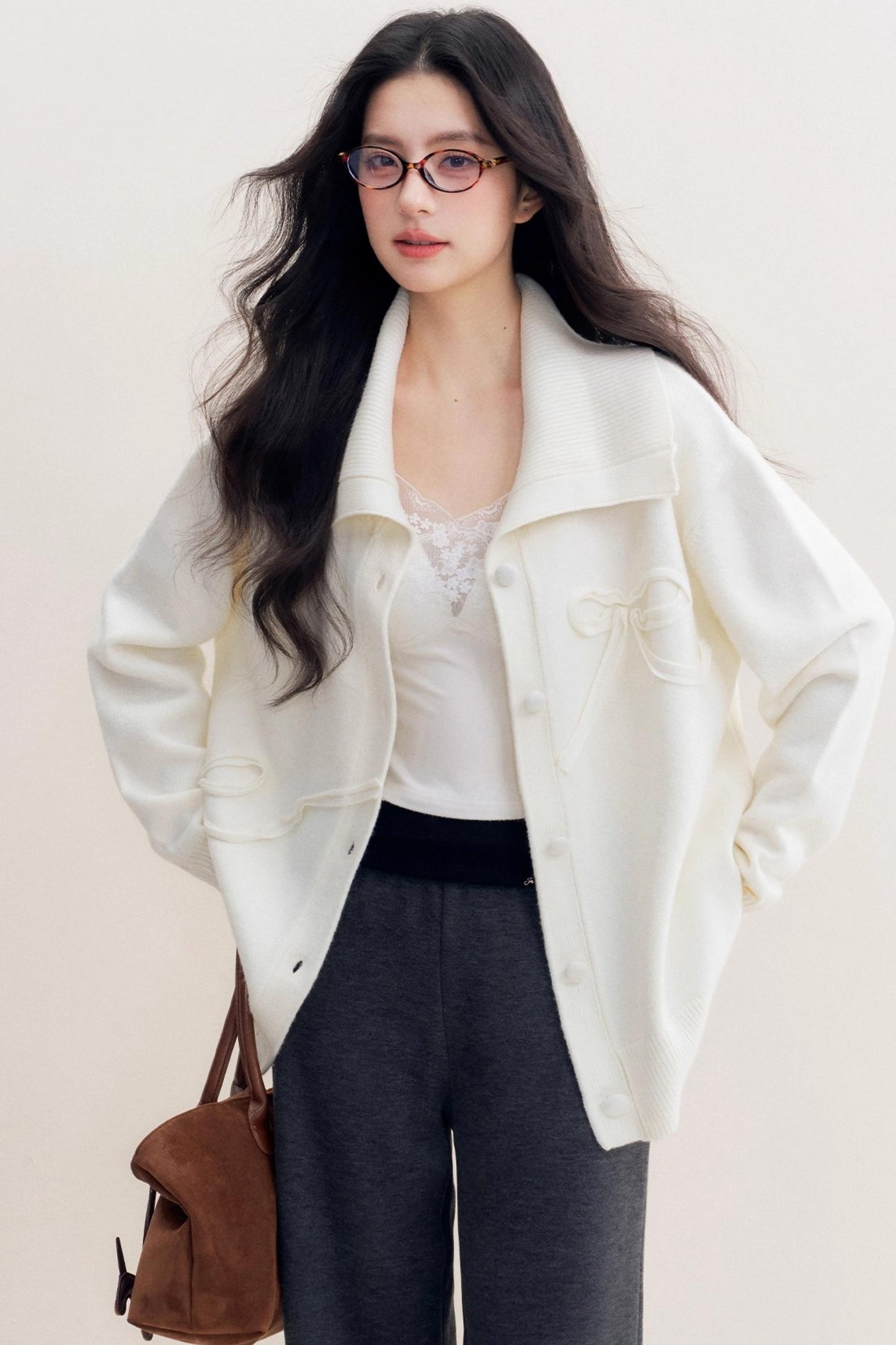 Blokette Loose Knit Trousers