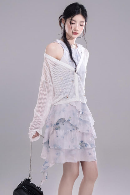 Ocean Shell Knit Cardigan