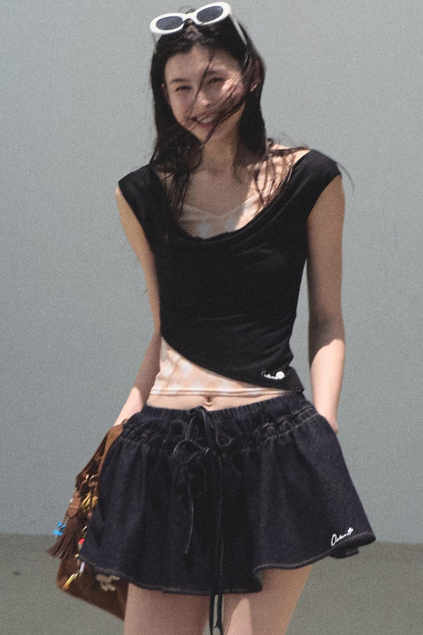 Rising Check Slim-Fit T-Shirt