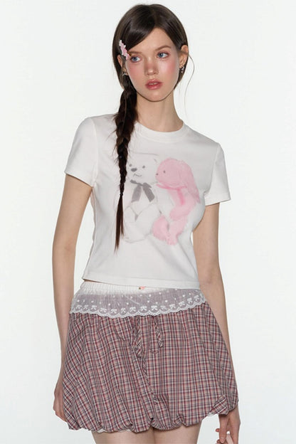 Sweet Shoulder Crop Top