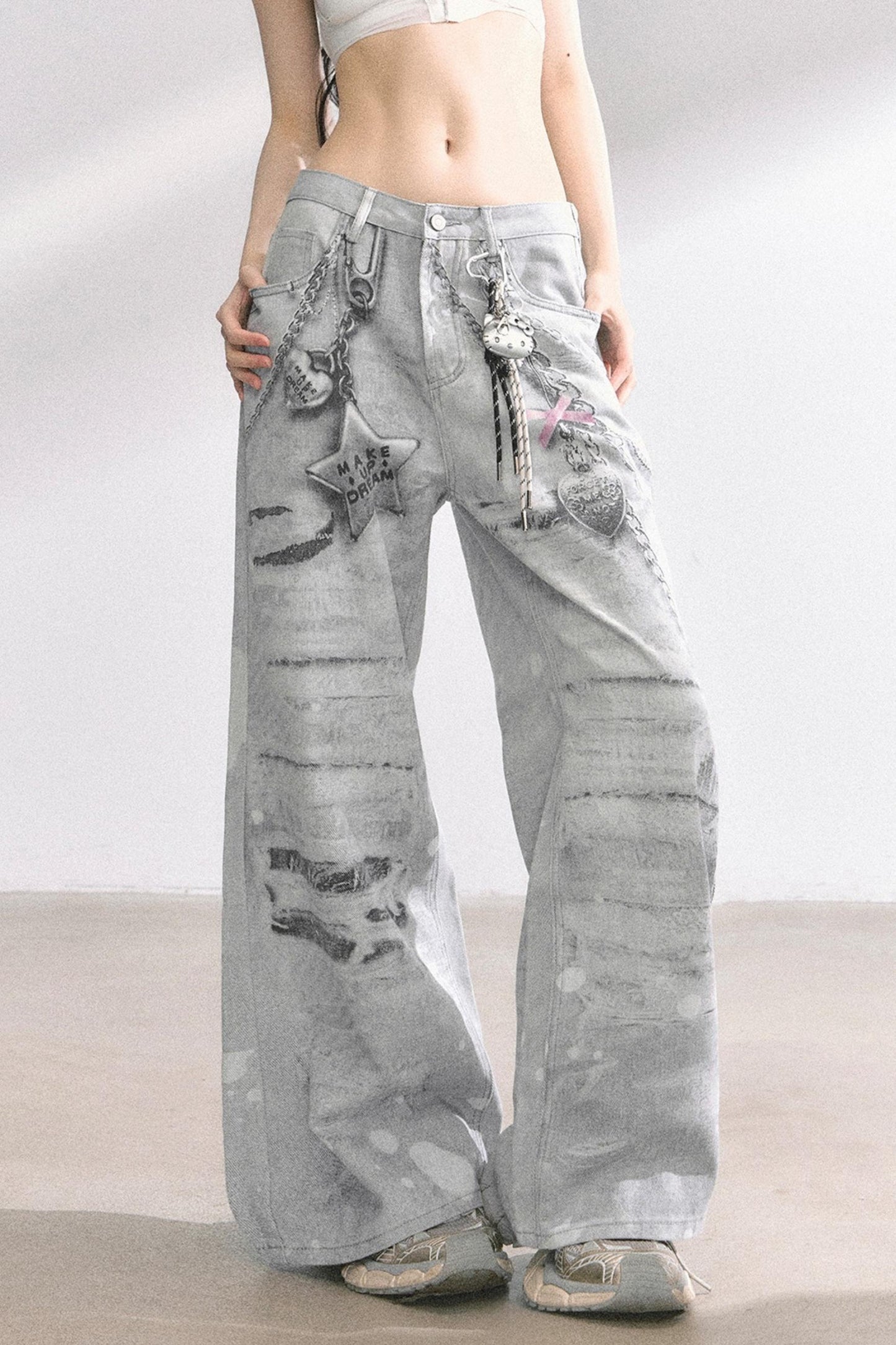 Gray Summer Jeans