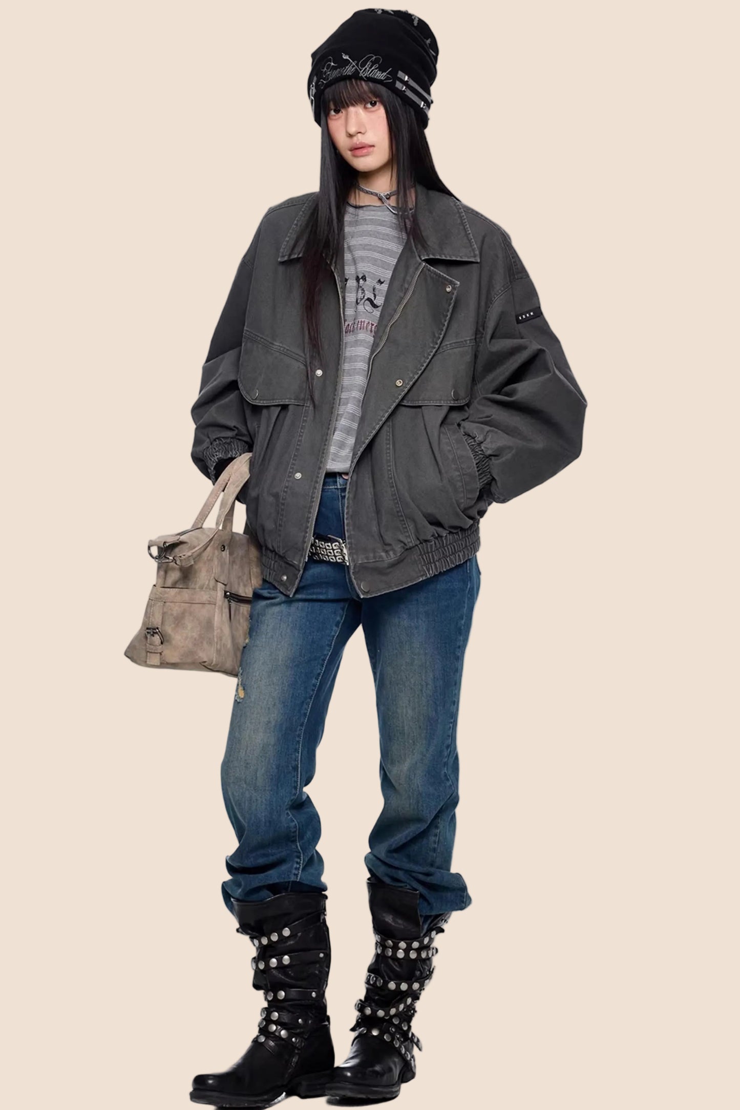 Mikro-weit Retro Schlaghosen