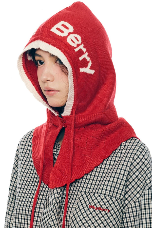 Red Knitted Woolen Hat